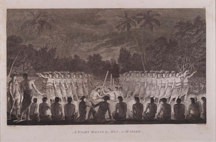 Night Dance of Men Tonga 1777