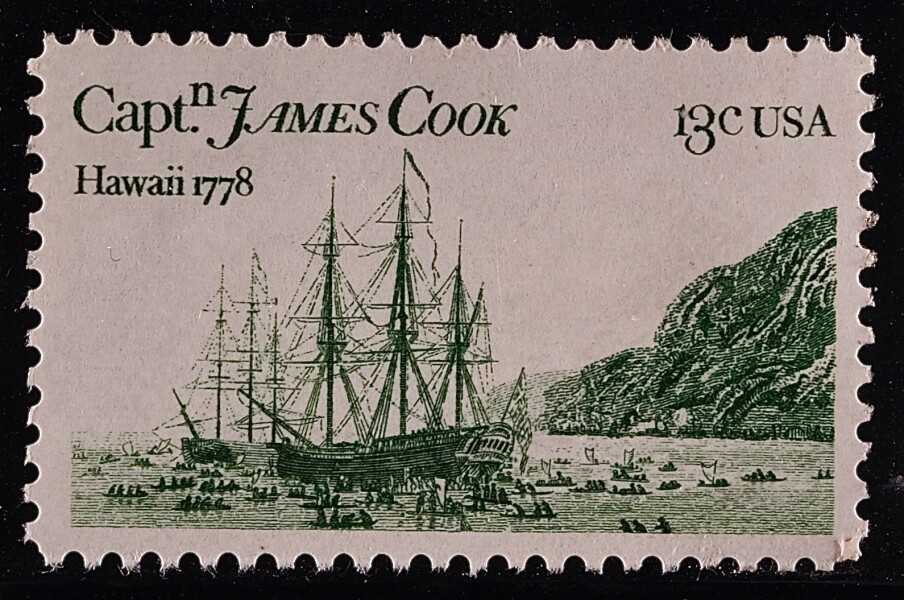 Captain Cook US Stamp