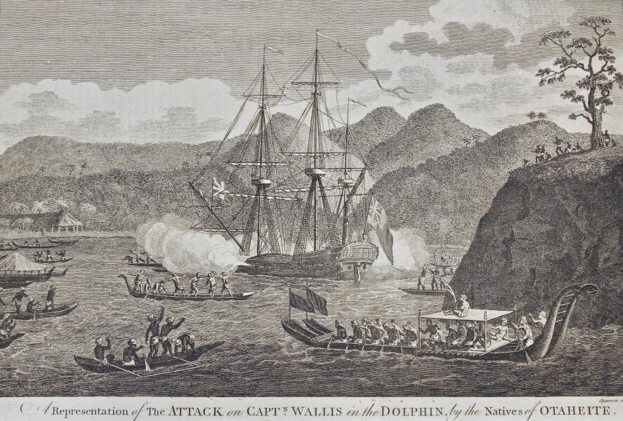 The Attack on Captain Wallis