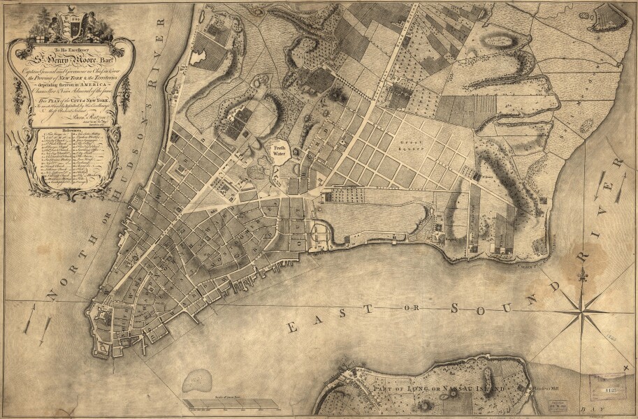 1773 - Ratzer Lower Manhattan