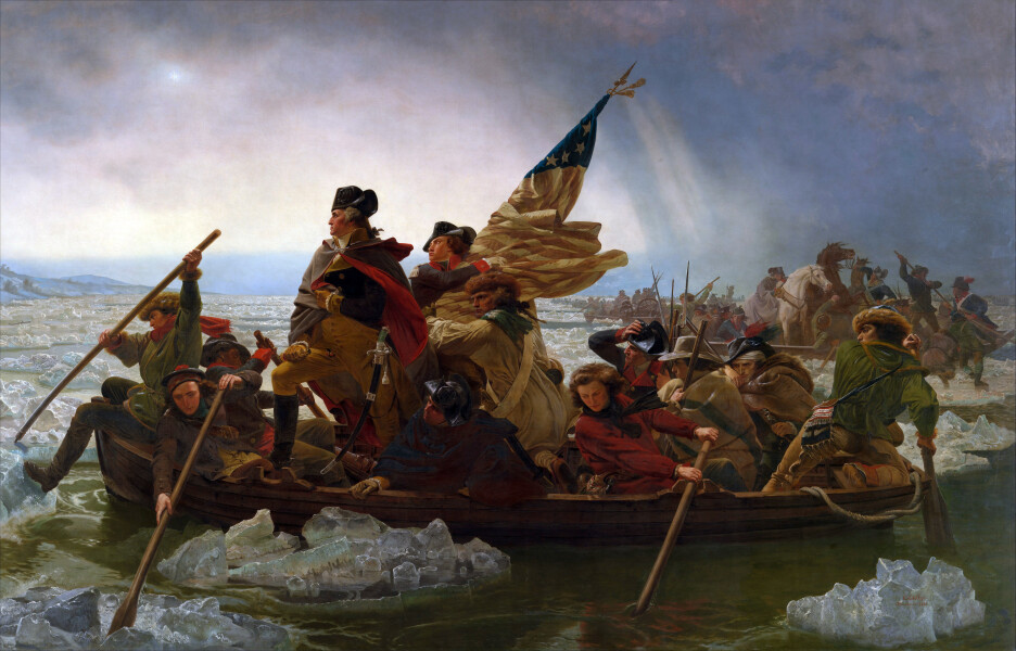     1851 Emmanuel Leutze - Washington Crossing the Delaware    