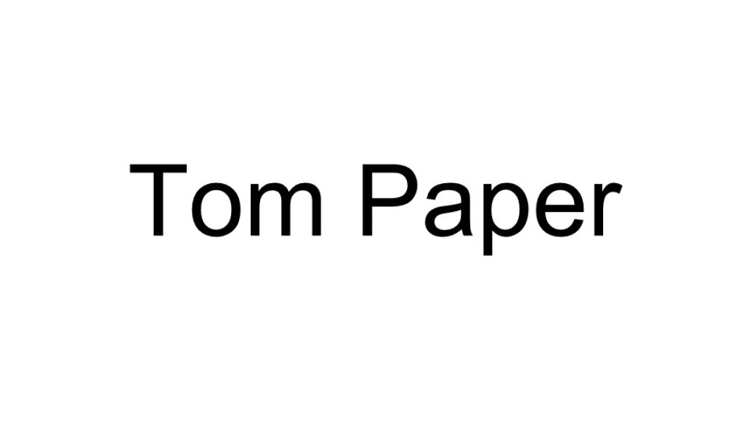 Tom Paper 1