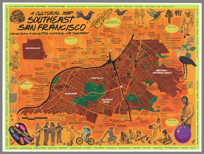 A cultural map Southeast San Francisco 2017