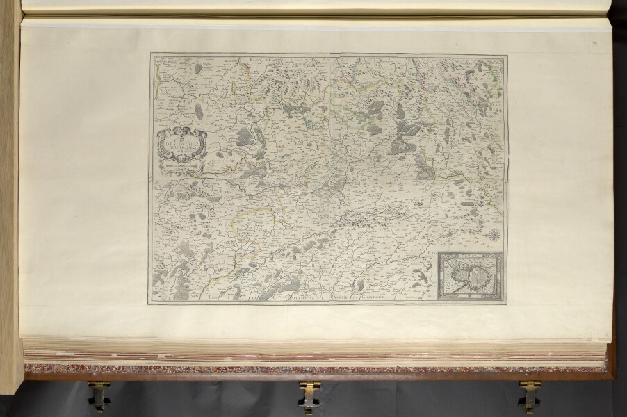 Carte Des Dvcheez De Lorraine et Bar - 1640 - Joan Blaeu - Klencke Atlas - 017