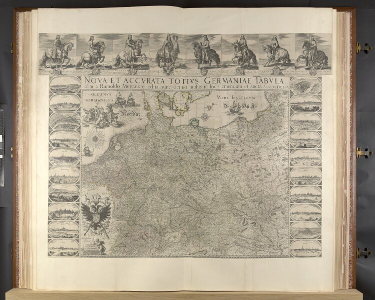 Nova Et Accvrata Totius Germaniae Tabvla - 1659 - Joan Blaeu - Klencke Atlas - 022