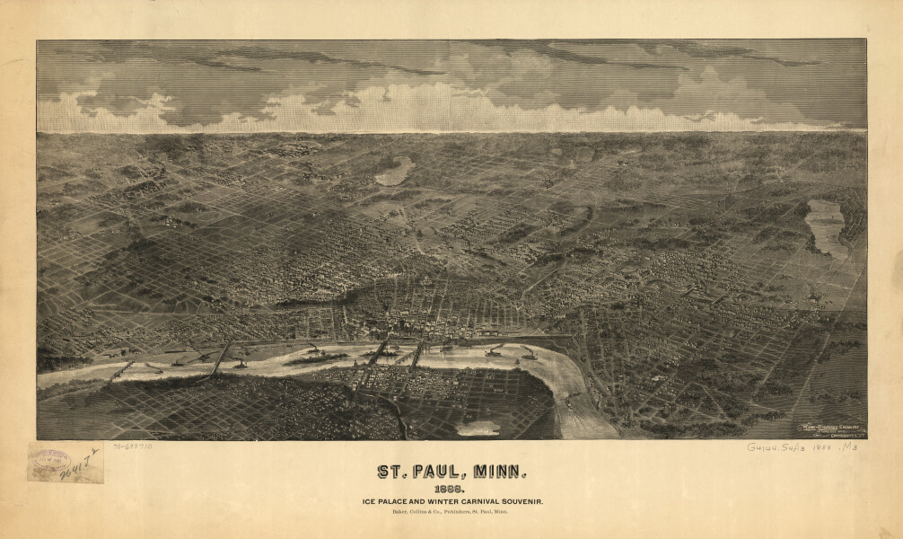 E66 - St Paul Minnesota Ice Palace and Winter Carnival Souvenir - 1888