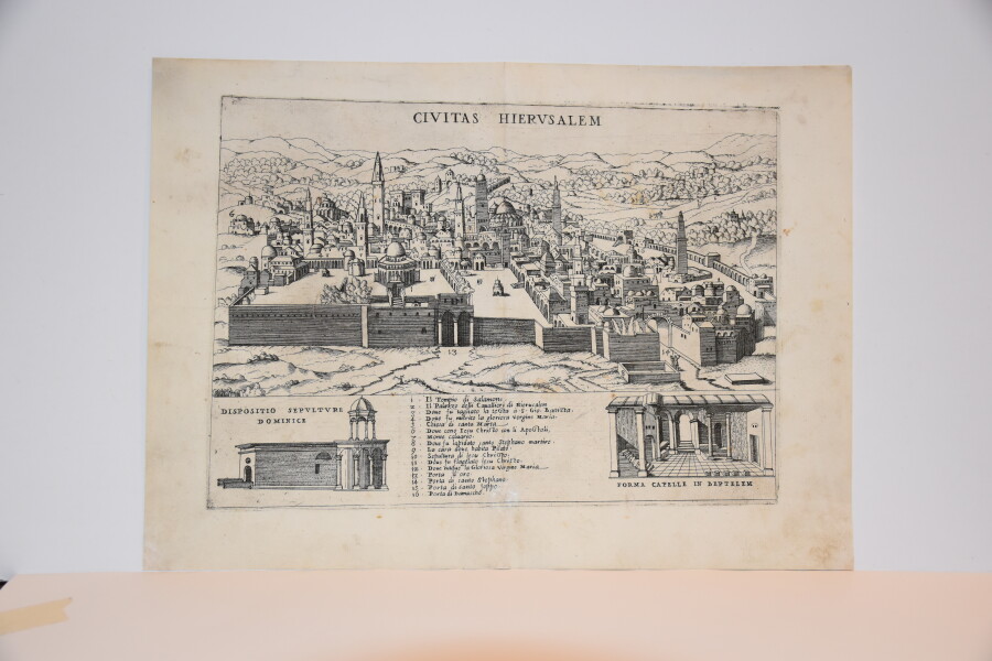 E66 - Civitas Hierusalem - Giovanni Francesco Camocio - 1570 from Martin van Brauman