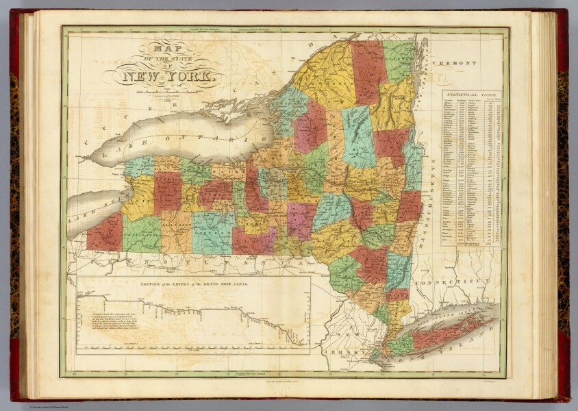 E73 - Map of the State of New York - Anthony Finley - 1826