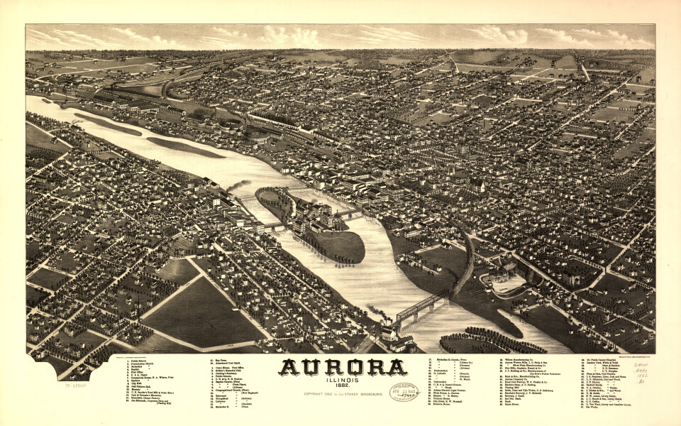 E74 - Aurora Illinois - JJ Stoner - 1882