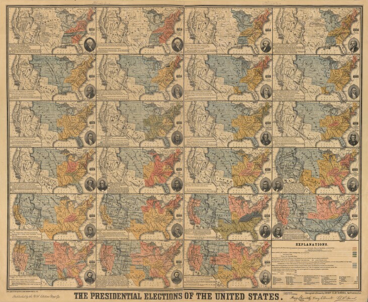E77 - 1877 US Election Map