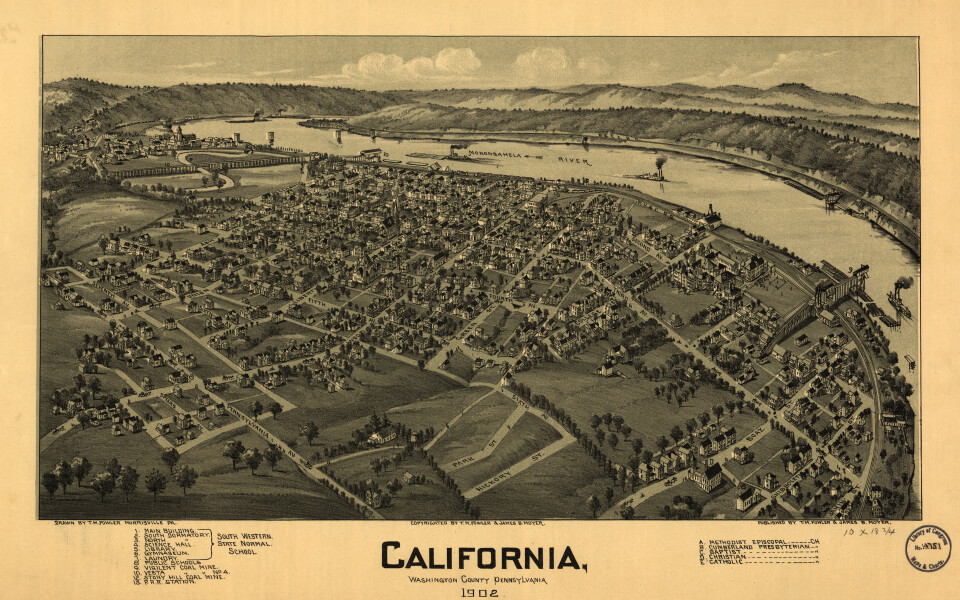 E80 - California Washington County Pennsylvania 1902