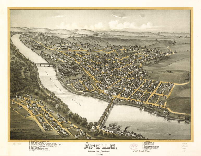 E80 - Apollo Armstrong County Pennsylvania - 1896