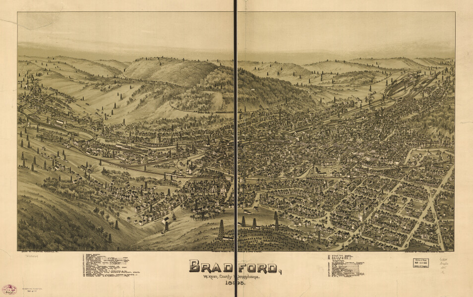 E80 - Bradford McKean County Pennsylvania - 1895