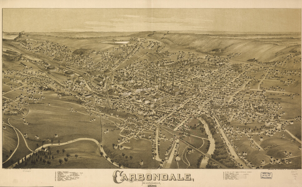 E80 - Carbondale Pennsylvania - 1890