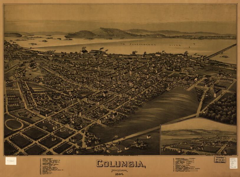 E80 - Columbia Pennsylvania - 1894