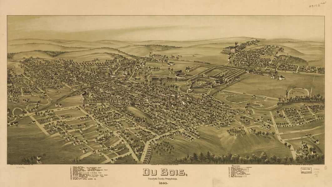 E80 - Du Bois Clearfield County Pennsylvania - 1895