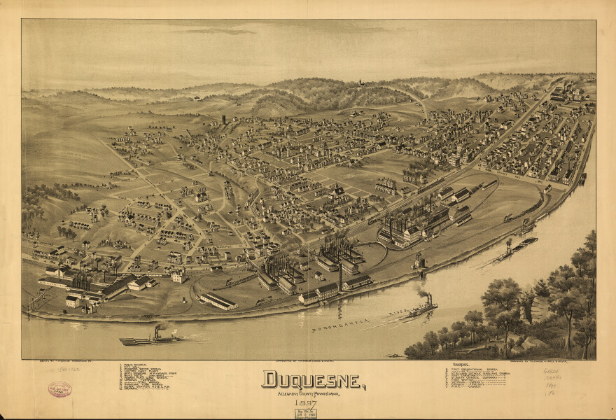 E80 - Duquesne Allegheny County Pennsylvania - 1897