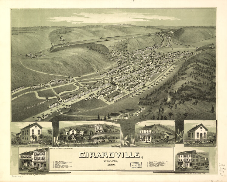 E80 - Girardville Pennsylvania - 1889