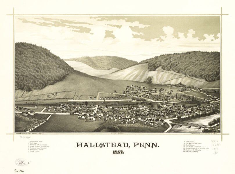 E80 - Hallstead Penn - 1887