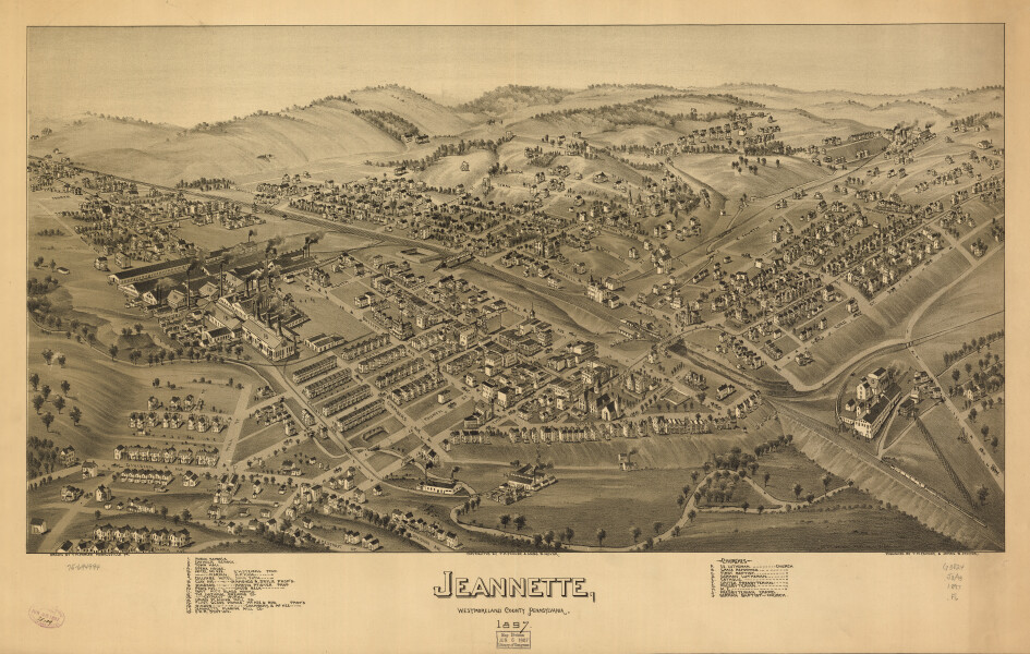 E80 - Jeannette Westmoreland County Pennsylvania - 1897