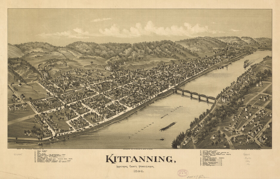 E80 - Kittanning Armstrong County Pennsylvania - 1896