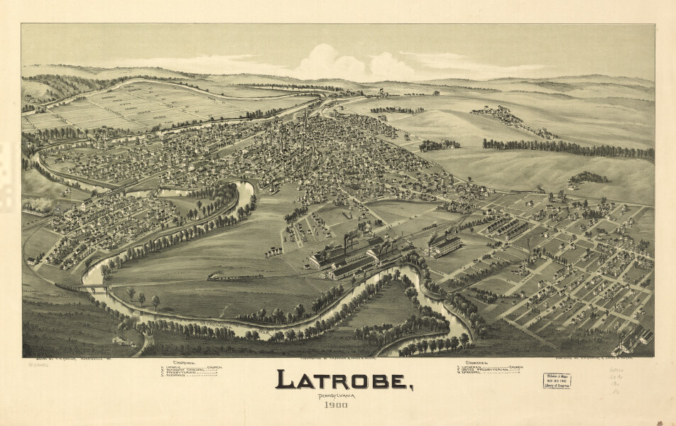 E80 - Latrobe Pennsylvania - 1900