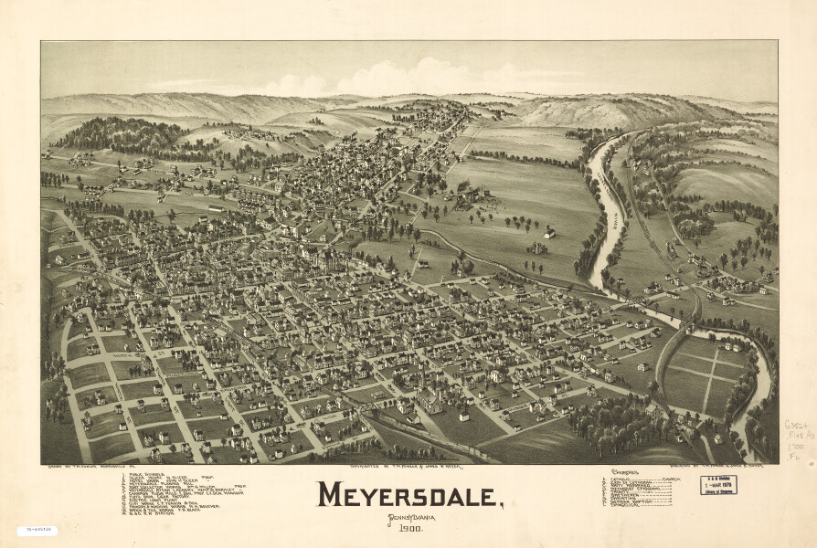 E80 - Meyersdale Pennsylvania - 1900