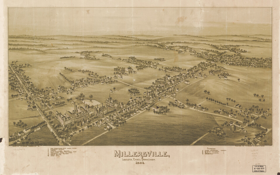 E80 - Millersville Lancaster County Pennsylvania - 1894