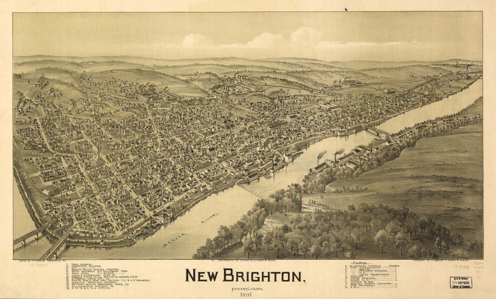 E80 - New Brighton Pennsylvania - 1901