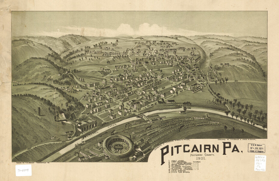 E80 - Pitcairn Pa Allegheny County - 1901