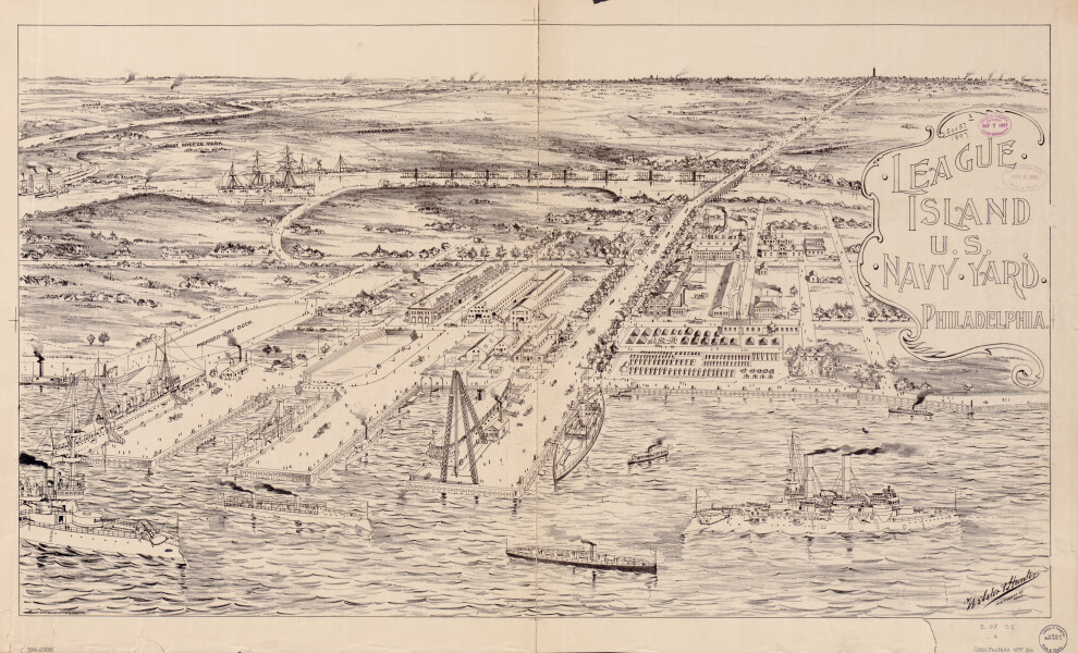 E80 - League Island US Navy Yard Philadelphia - 1897