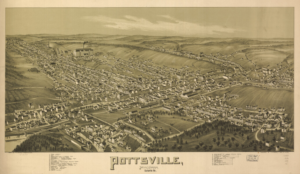 E80 - Pottsville Pennsylvania - 1889