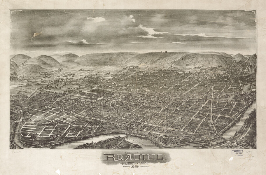 E80 - The city of Reading Pennsylvania - 1898