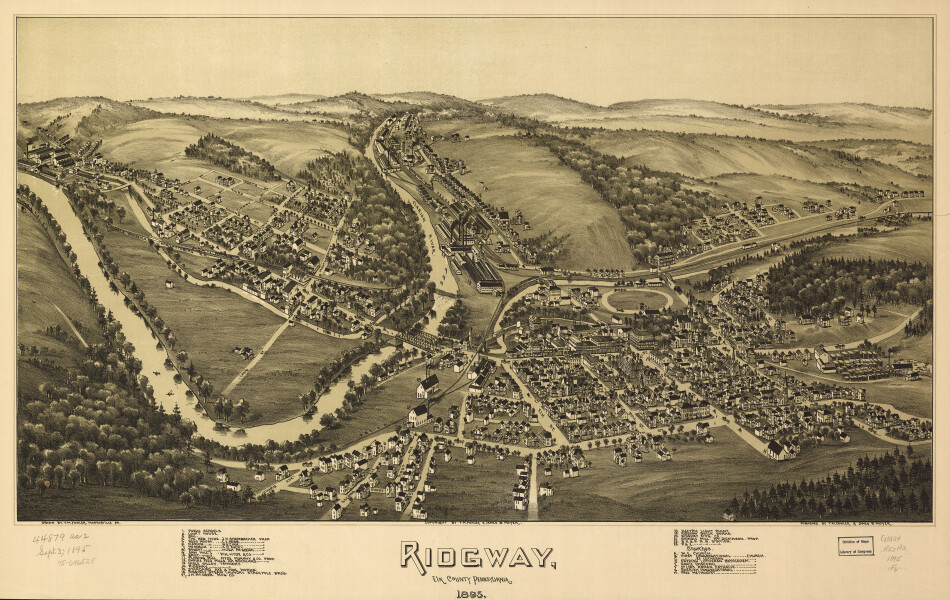 E80 - Ridgway Elk County Pennsylvania - 1895