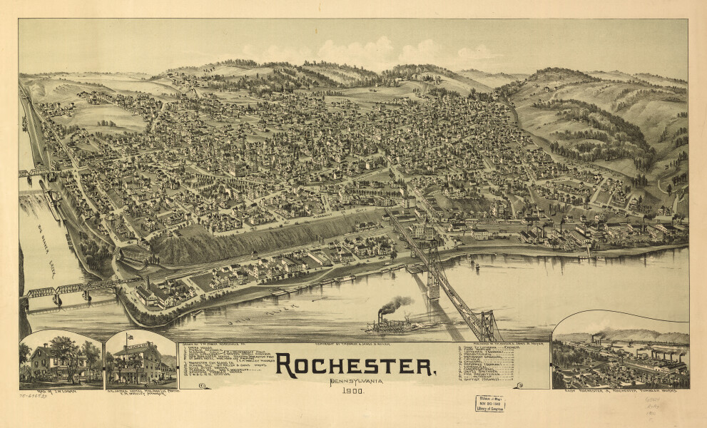 E80 - Rochester Pennsylvania - 1900