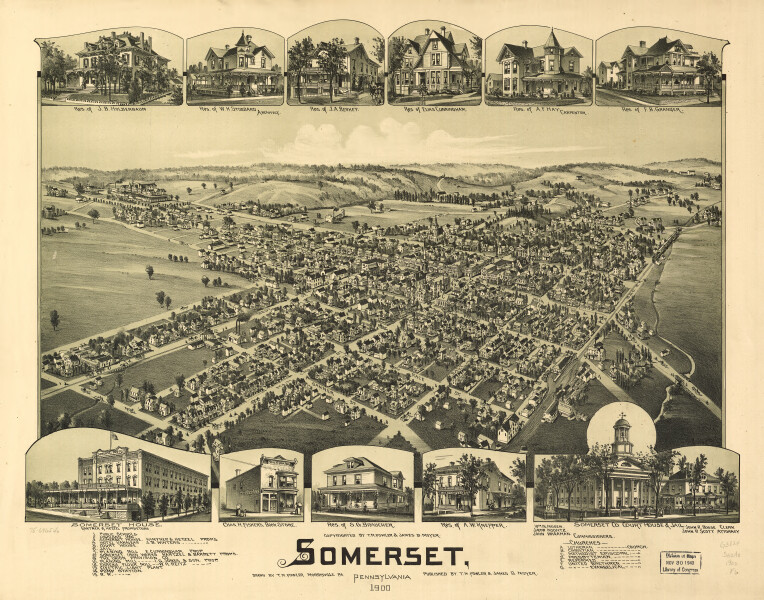 E80 - Somerset Pennsylvania  - 1900