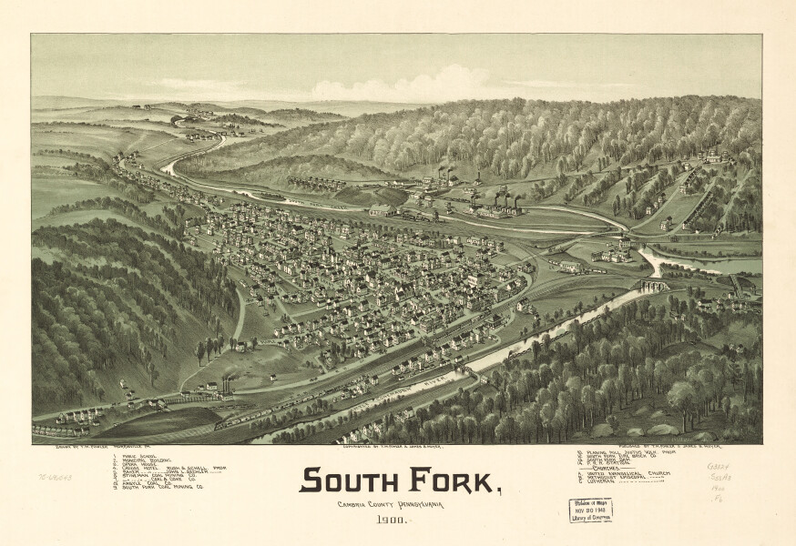 E80 - South Fork Cambria County Pennsylvania  - 1900