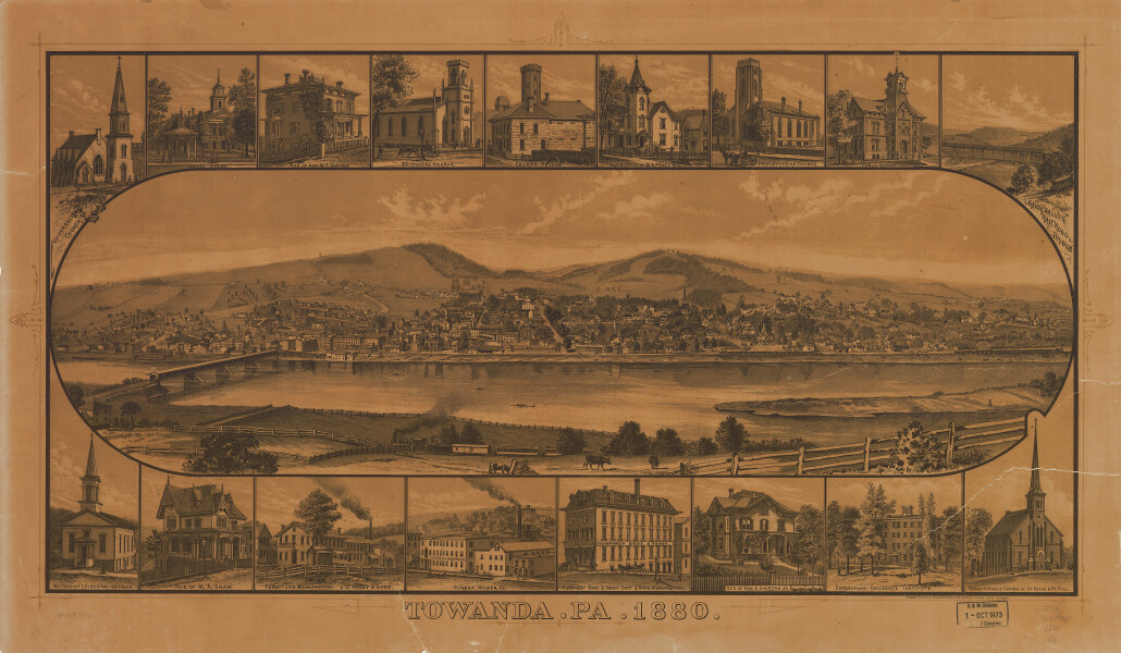 E80 - Towanda Pennsylvania - 1880