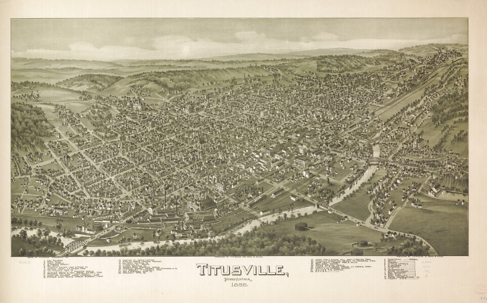 E80 - Titusville Pennsylvania - 1896