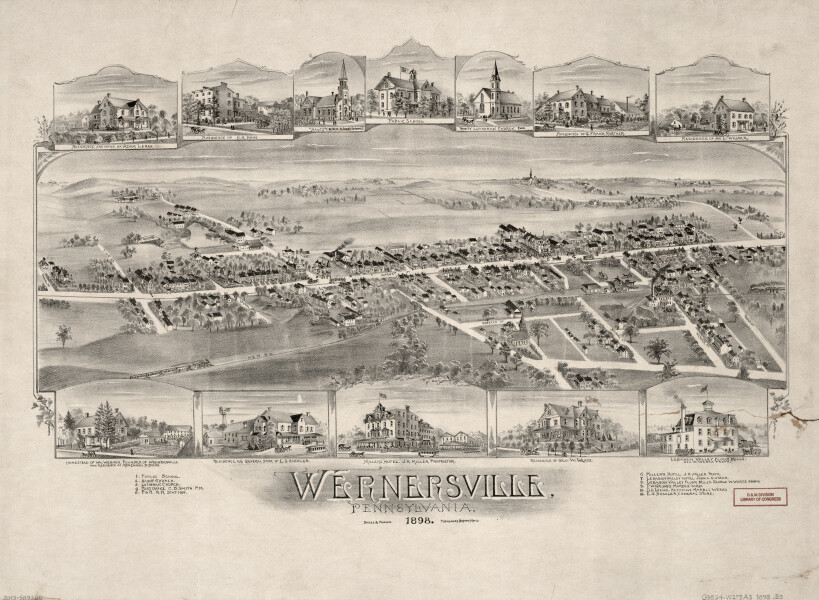 E80 - Wernersville Pennsylvania - 1898