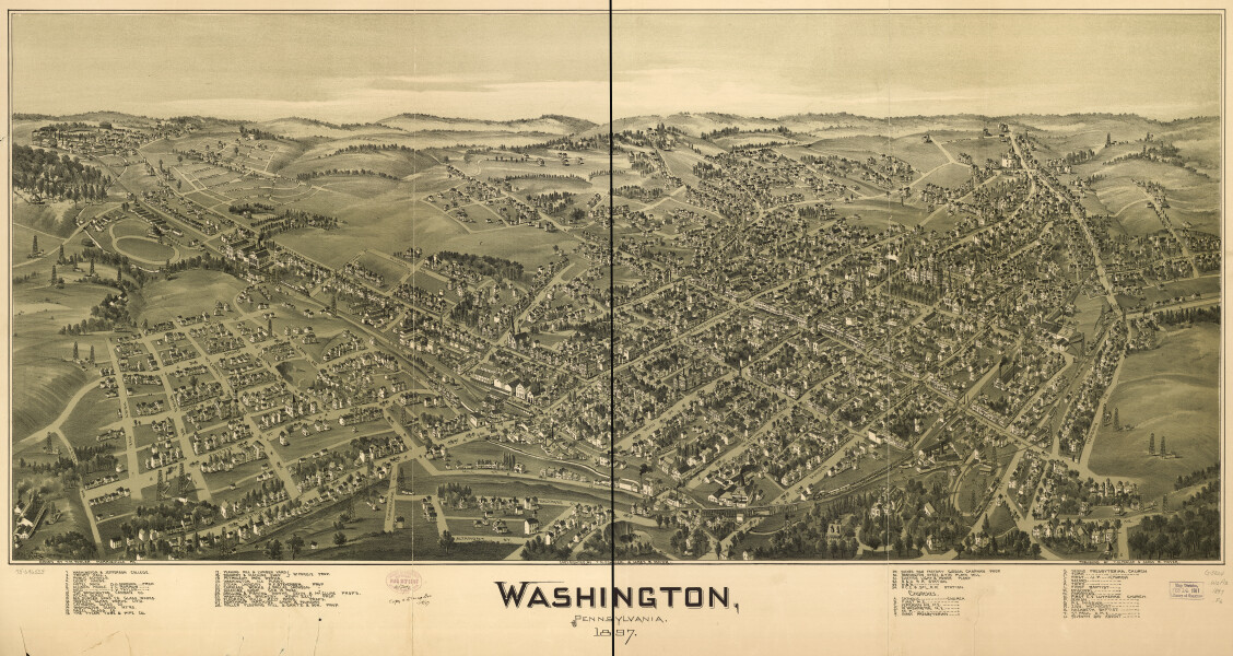 E80 - Washington Pennsylvania - 1897