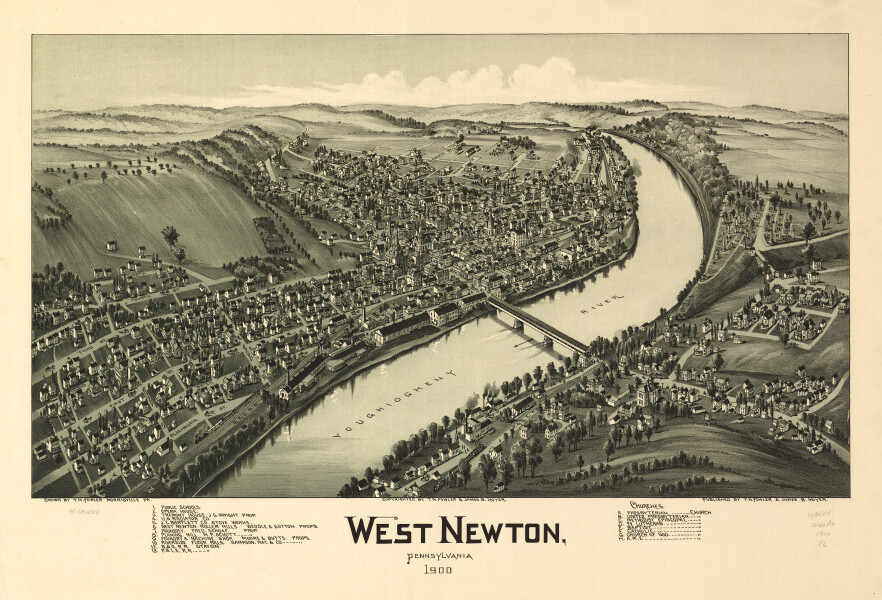 E80 - West Newton Pennsylvania - 1900