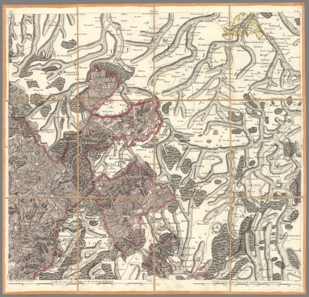 E85 - No. 15. Carte chorographique des Pays-bas autrichiens