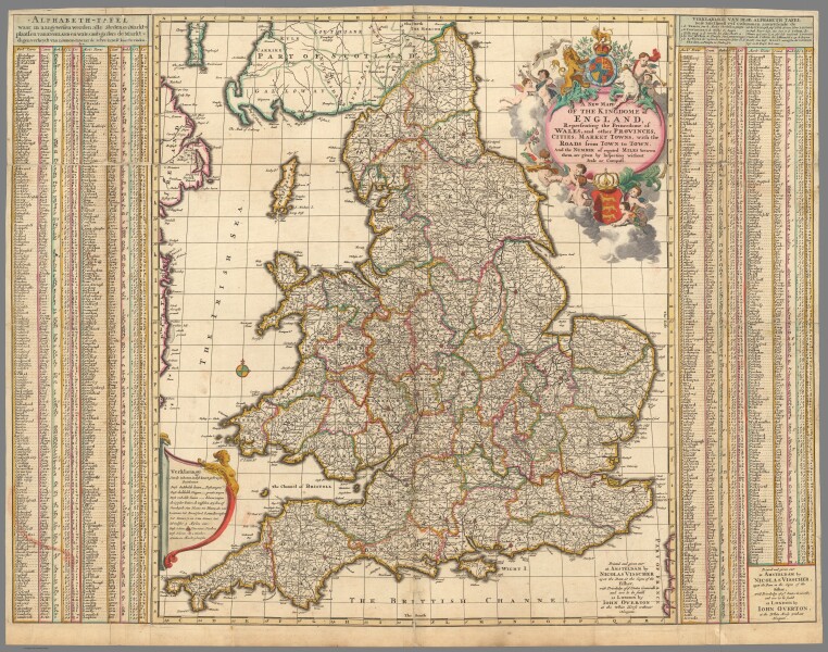 E86 - A new mapp of the Kingdome of England