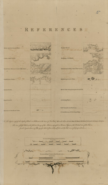 E89 - References Map and Scale of the Coasting Charts