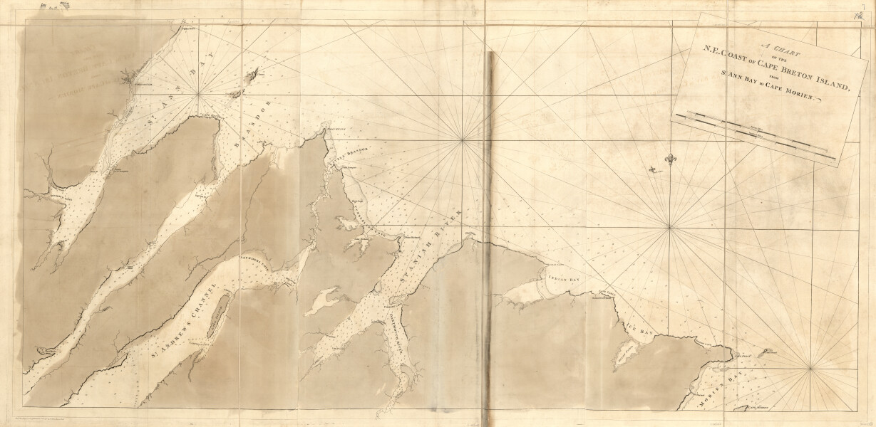 E89 - A Chart of the North East Coast of Cape Breton Island