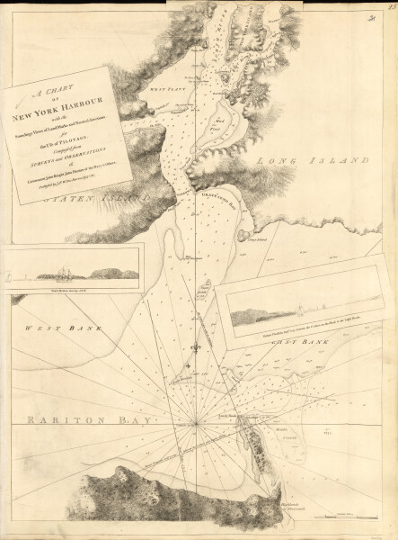 E89 - A Chart of New York Harbour