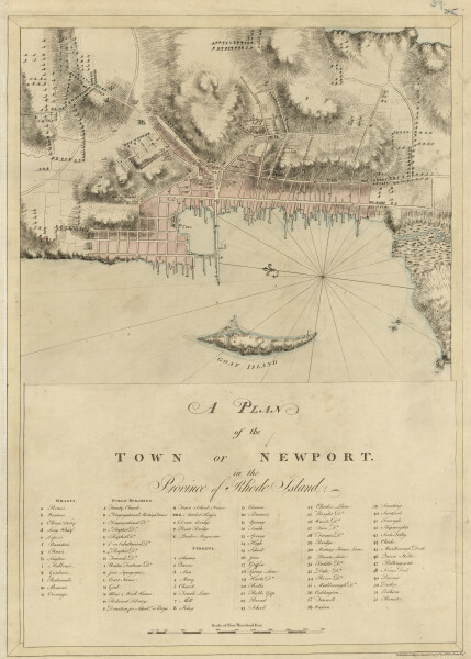 E89 - A Plan of the Town of Newport