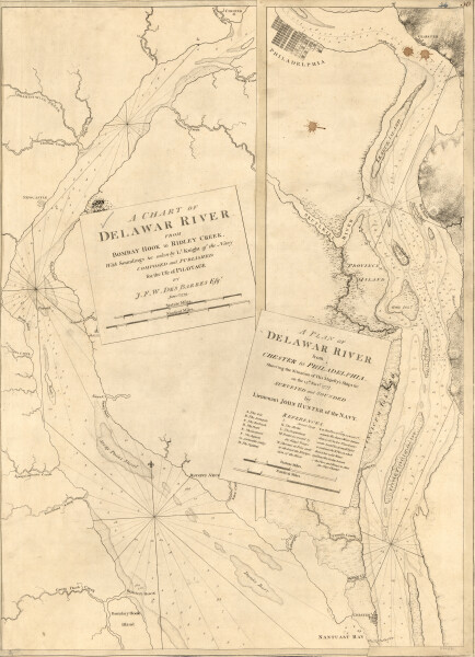 E89 - A Chart and Plan of Delawar River