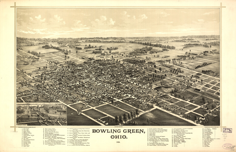 E93 - Bowling Green Ohio - 1888